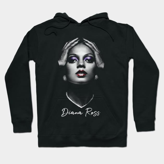 Diana Ross silhouette Hoodie by BAJAJU